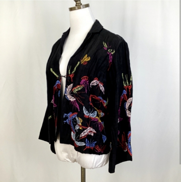 Citron brand silk cardigan asian inspired, Santa Monica - Picture 7 of 8